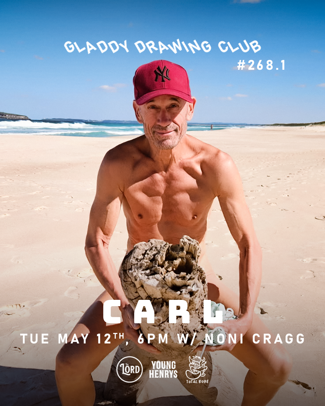 Tue May 12th - 6pm - Gladdy Drawing Club - Carl w/ Noni