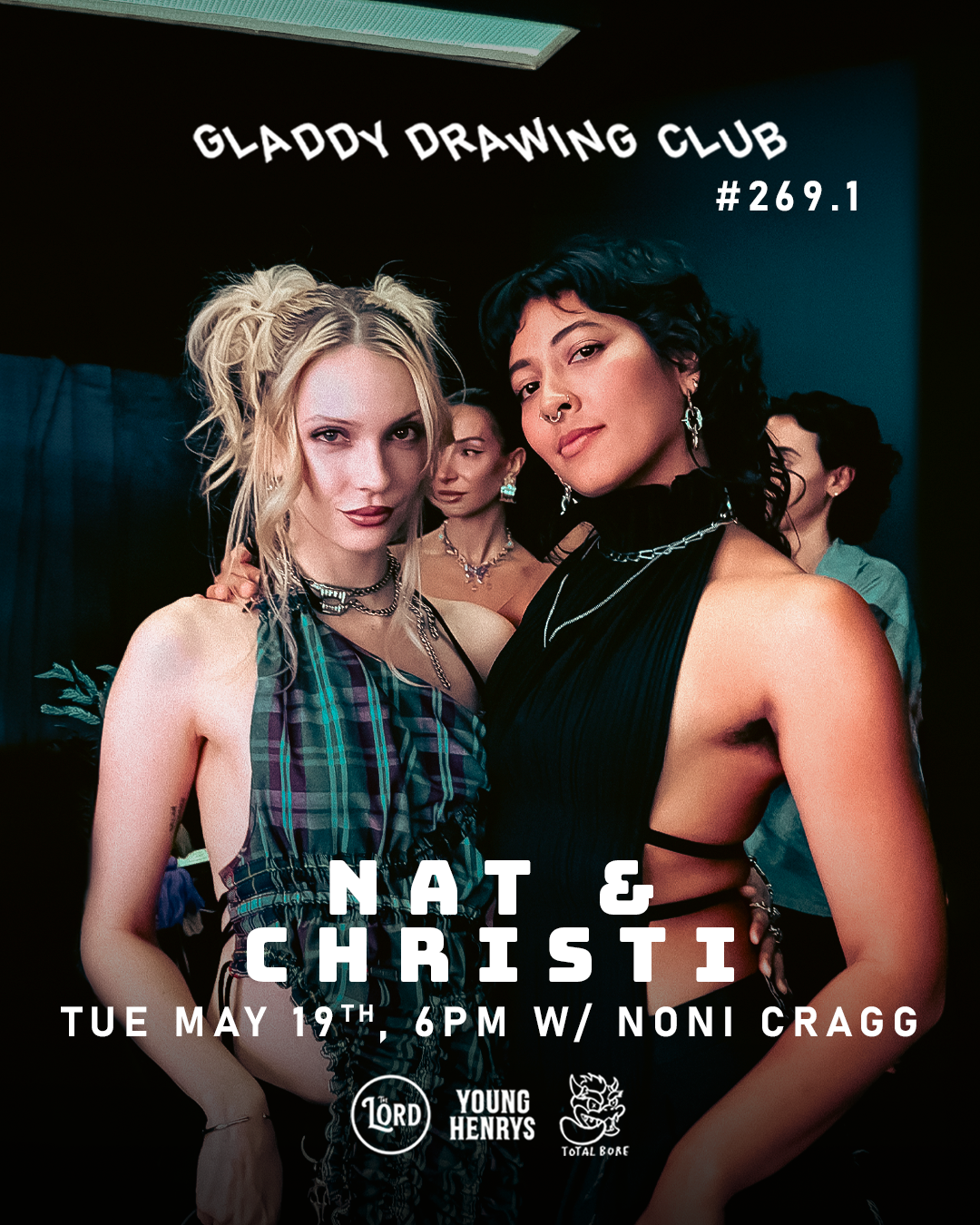 Tue May 19th - 6pm - Double Drawing Club - Nat & Christi w/ Noni