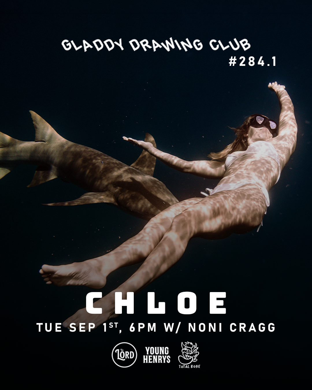 Tue Sep 1st - 6pm - Gladdy Drawing Club - Chloe w/ Noni